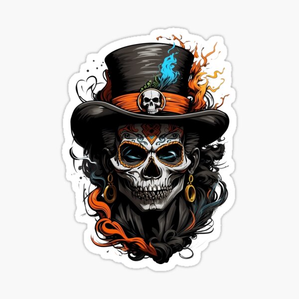 "Voodoo Witch Doctor" Sticker for Sale by Paul Boyer | Redbubble