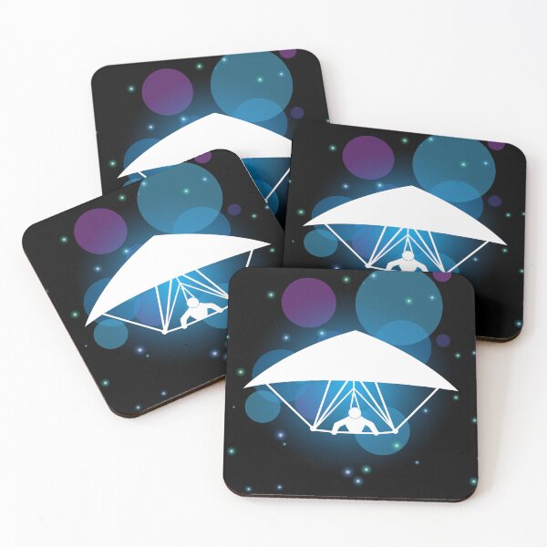 Item preview, Hang glider pilot sailing under the starry sky, Cute Essential T-shirt designed and sold by MAGness.