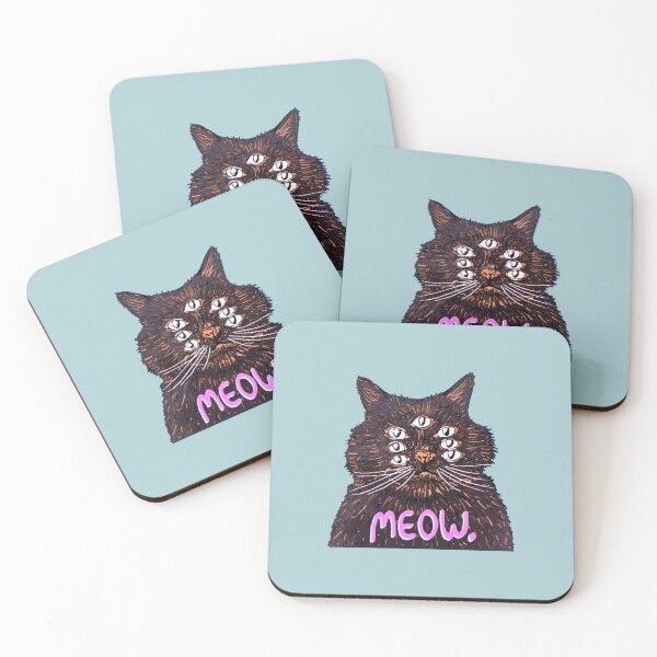 Item preview, 7-eyed is meowing designed and sold by si3iy.