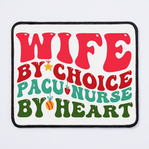 Item preview, Nurse Wife Christmas Xmas Pacu Nurse Groovy Nursing designed and sold by aymanehammi.