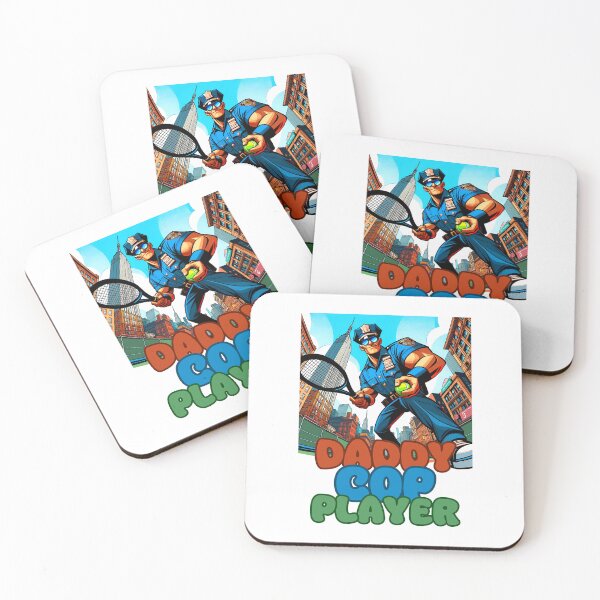 Item preview, Daddy, Cop, Tennis Player designed and sold by 4TeeToo.