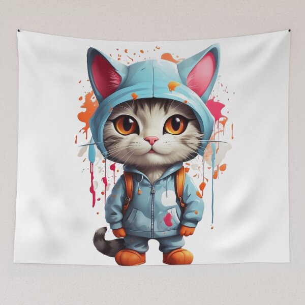 Item preview, Graffiti Cat designed and sold by ARIUSTR.
