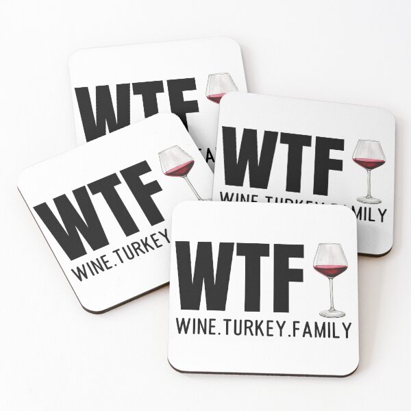Item preview, Funny wtf wine turkey family, Funny Thanksgiving gift idea designed and sold by Anu  Ram.