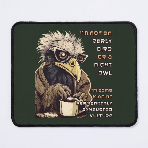 Item preview, I'm not an early bird or a night owl (#07) [Create a set!] designed and sold by SolidEarthArt.