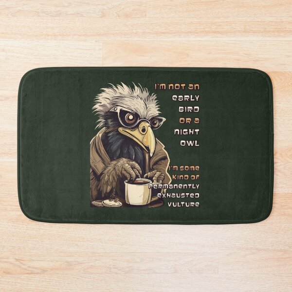 Item preview, I'm not an early bird or a night owl (#07) [Create a set!] designed and sold by SolidEarthArt.