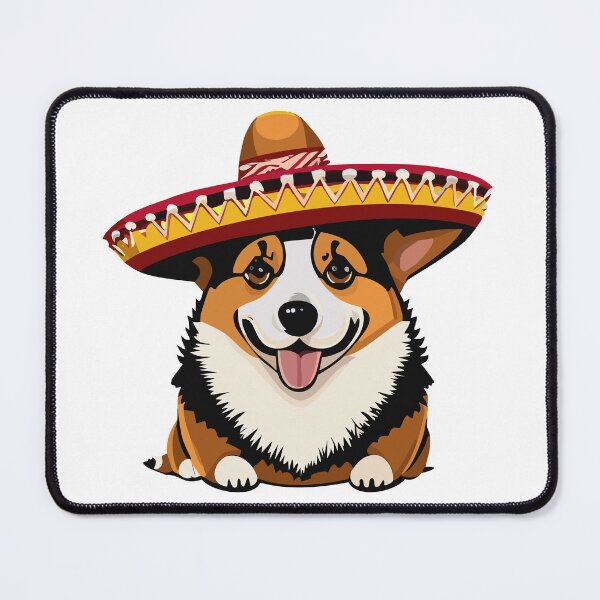 Item preview, Corgi with Sombrero designed and sold by Corgi-at-night.