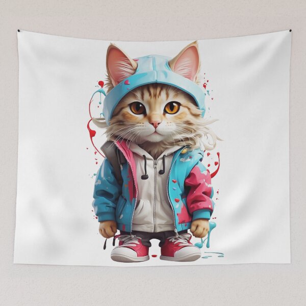 Item preview, Graffiti Cat designed and sold by ARIUSTR.