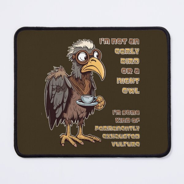Item preview, I'm not an early bird or a night owl (#08) [Create a set!] designed and sold by SolidEarthArt.
