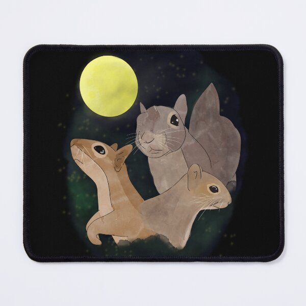 Item preview, Three Squirrel Moon, Benefits Squirrel Rescue designed and sold by WildSideofWNY.