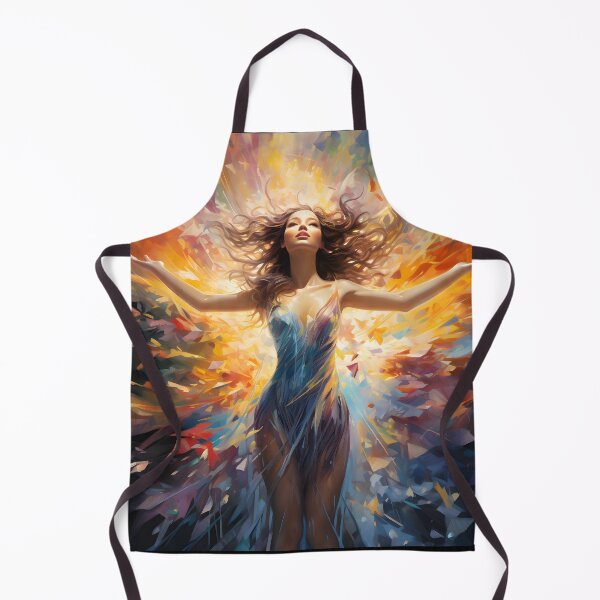 Item preview, Ethereal watercolor painting of a woman wearing wings designed and sold by AI-Only Creations.