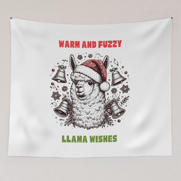 Item preview, Jingle Bell Llama Wonderland designed and sold by BobbyTee Merch.
