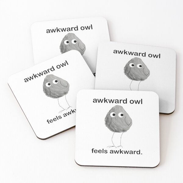 Item preview, Awkward Owl Feels Awkward designed and sold by cooperuliano.