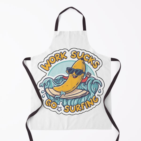 Item preview, work sucks , go surfing ! designed and sold by NebulaWhimsy.