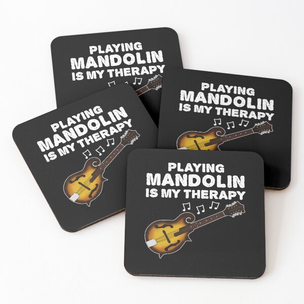 Item preview, Playing Mandolin Is My Therapy, Mandolinist Funny designed and sold by doodlerob.