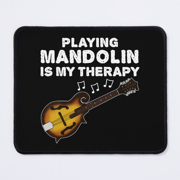 Item preview, Playing Mandolin Is My Therapy, Mandolinist Funny designed and sold by doodlerob.