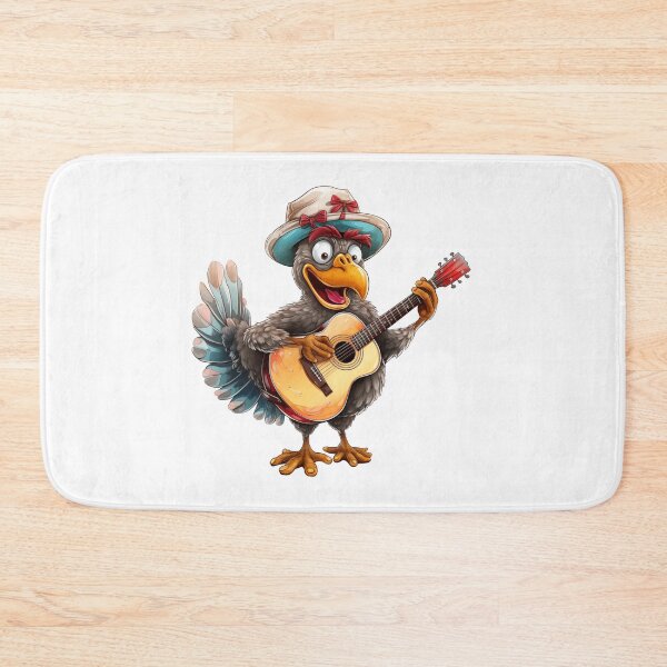 Item preview, funny turkey strumming an guitar designed and sold by T-DesignsOS.