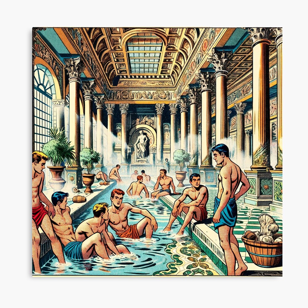 Antique Roman Bath | Poster