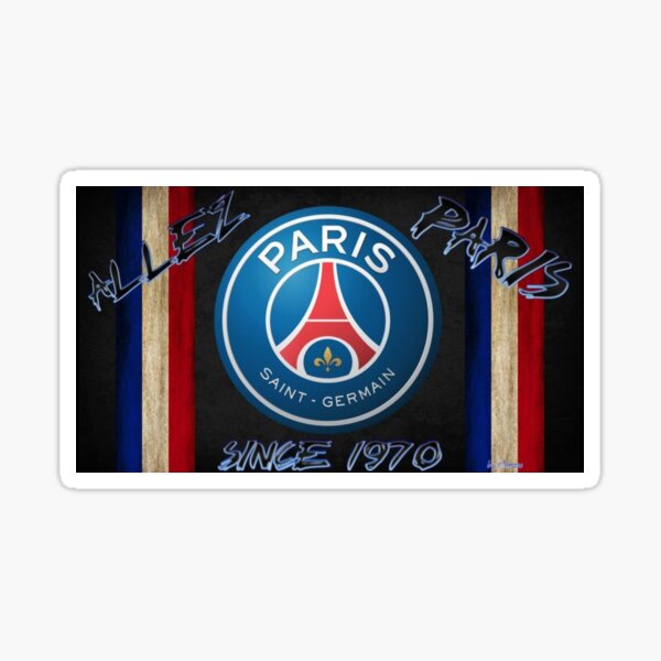 Official Paris Saint-Germain F.C. Car Decal - Maccabi Art