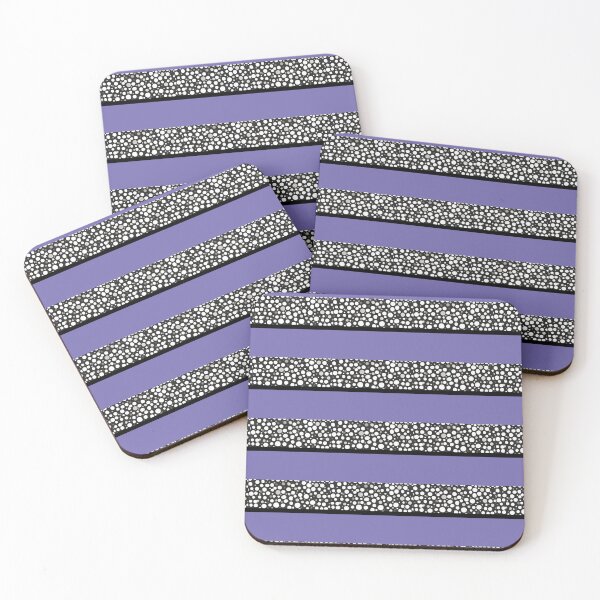 Item preview, Raindrops I Periwinkle Small Stripes Horizontal designed and sold by CushyNest.