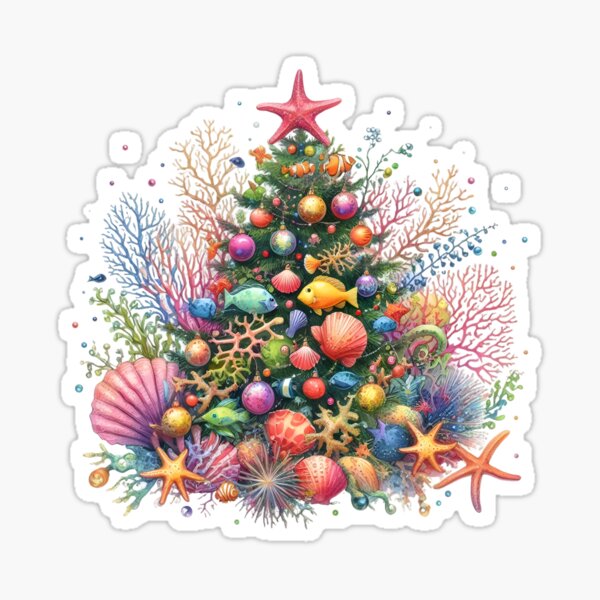 Item preview, Undersea Christmas Tree: A Marine Holiday Spectacle designed and sold by SandbarTees.