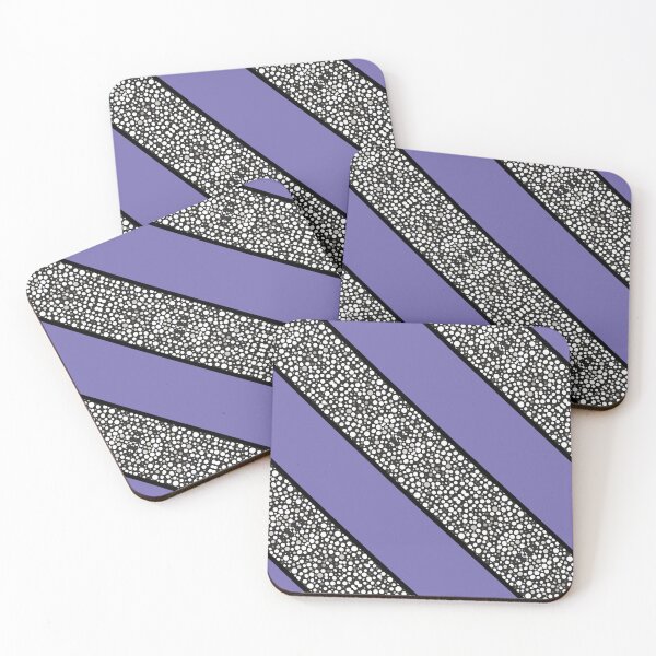 Item preview, Raindrops I Periwinkle Diagonal Left designed and sold by CushyNest.
