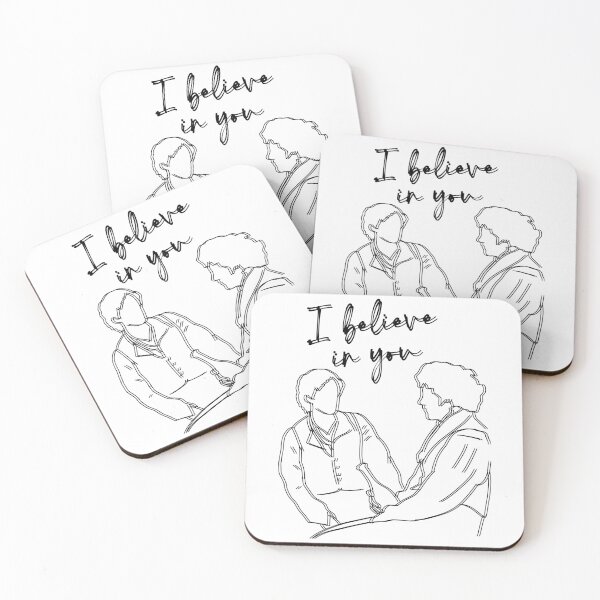 Item preview, Enjoltaire Line Art - I Believe In You (black lines) designed and sold by byebyesally.