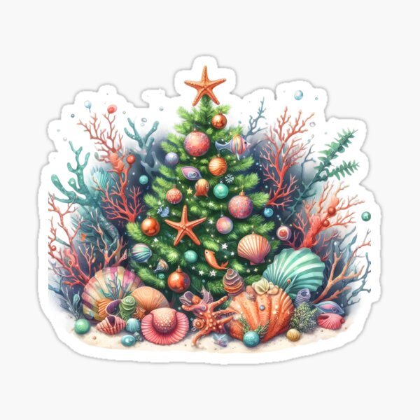 Item preview, Undersea Christmas Tree: A Marine Holiday Spectacle designed and sold by SandbarTees.