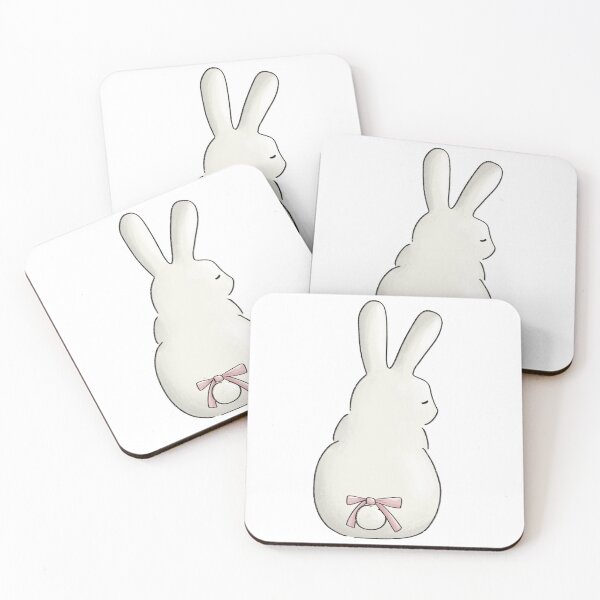 Item preview, Bunny pink bow sticker designed and sold by coconarvaezs.