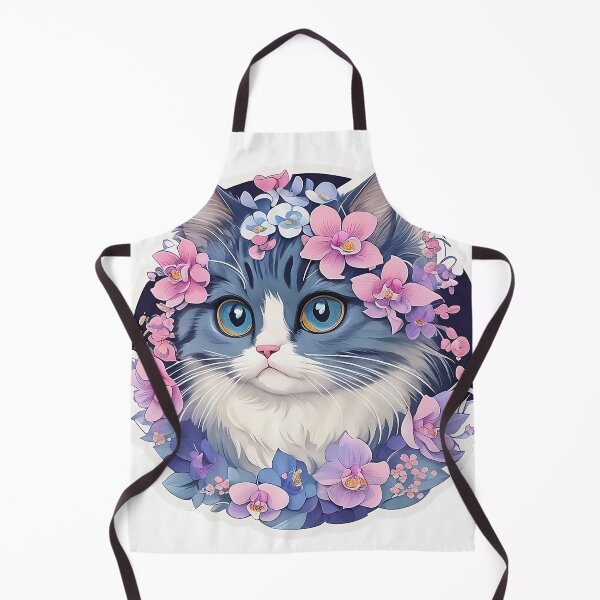 Item preview, Sticker Cat Collection Ragdoll with orchid 8 designed and sold by miwarenxx.
