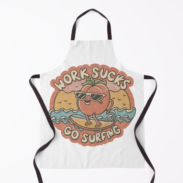 Item preview, work sucks , go surfing ! designed and sold by NebulaWhimsy.
