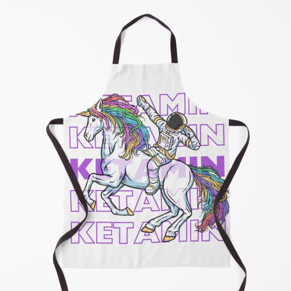 Item preview, Ketamine astronaut on unicorn designed and sold by MikeBaldur.