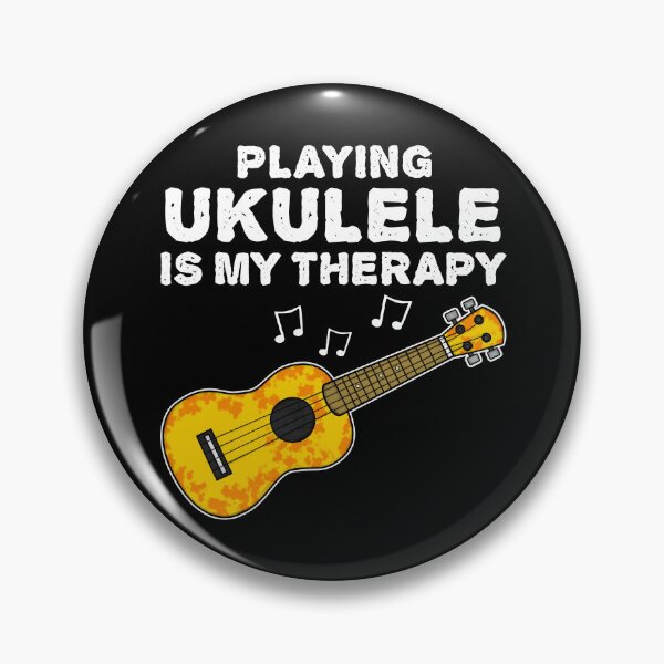 Item preview, Playing Ukulele Is My Therapy, Ukulelist Funny designed and sold by doodlerob.