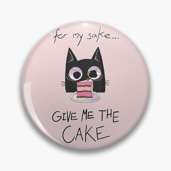 Item preview, GIVE ME THE CAKE - Black Cat Design designed and sold by MeeYah-Art.