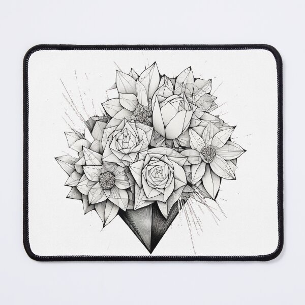 Item preview, Geometric flowers designed and sold by Bitatsu.
