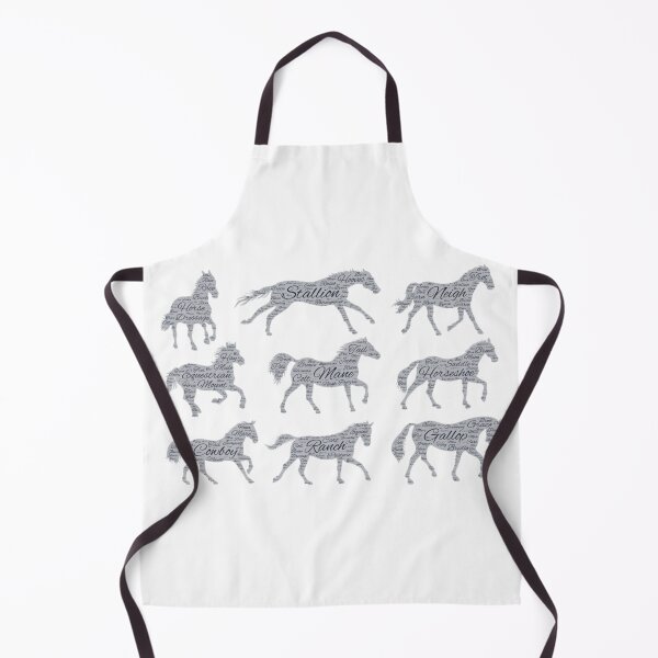 Item preview, Horse Silhouette, Word Cloud, Equestrian Harmony designed and sold by ProjectNoah.