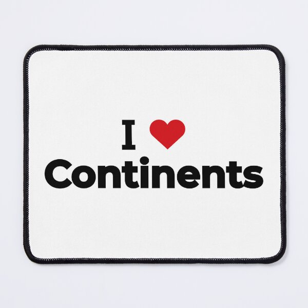 Item preview, I love Continents designed and sold by Moyanana.