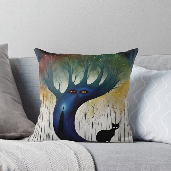 Cat Throw Pillow