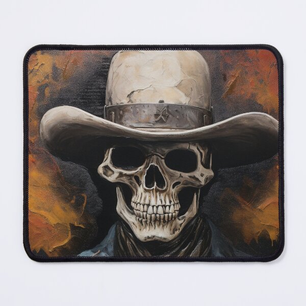 Item preview, Abstract Cowboy Skeleton Portrait designed and sold by paulosully.