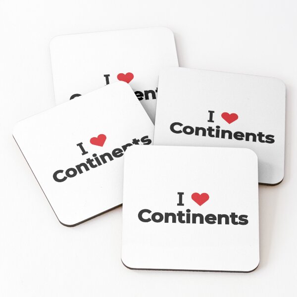 Item preview, I love Continents designed and sold by Moyanana.