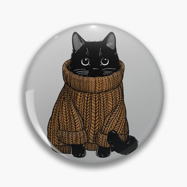 Item preview, Cozy Autumn Sweater Cat designed and sold by KilkennyCat Art.