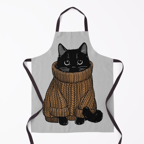 Item preview, Cozy Autumn Sweater Cat designed and sold by KilkennyCat Art.