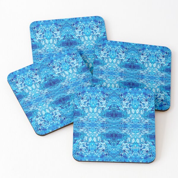 Item preview, Abstract Blue Paradise 111223 designed and sold by mandalafractal.