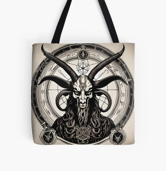 Seal of the Horned One All Over Print Tote Bag