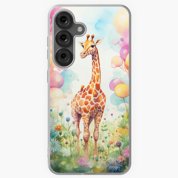 Item preview, Colourful wild giraffe designed and sold by cute-animals99.