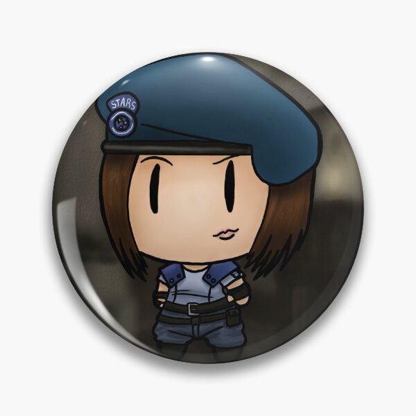 Jill Valentine v2 Chibi RE3 Remake - Jill Valentine - Pin