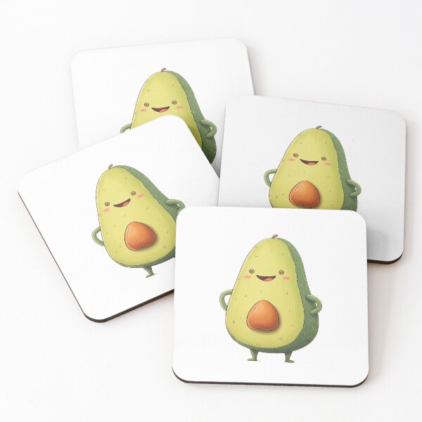 Item preview, Avocado cartoon  designed and sold by Bitatsu.