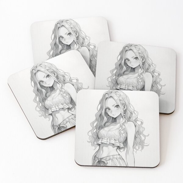Item preview, Nami OP Cute Anime Girl designed and sold by DGitaldreamgirl.