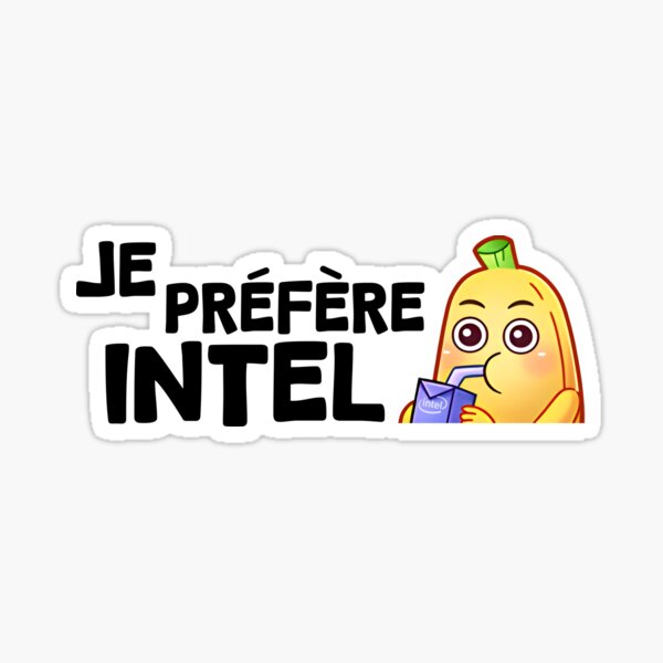 Je préfère Intel N/B Sticker