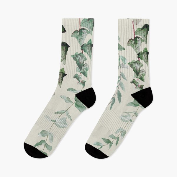 Item preview, Watercolor Ivy and Eucalyptus Leaves designed and sold by Anis Illustration.
