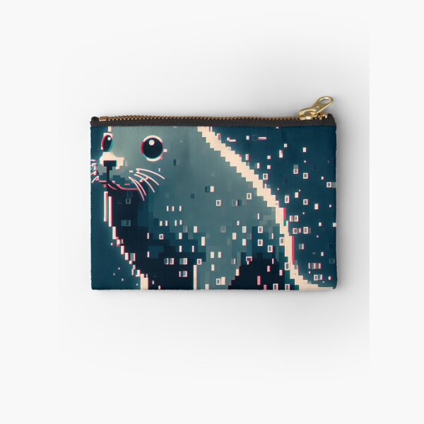 Artikelvorschau, : Glitchy Cute Seal entworfen und verkauft von Rafal Saluszewski.